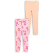Tom Tailor Leggings pêche / rose / rose clair / blanc