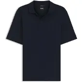 BOSS Polo à col Johnny en jacquard de coton