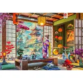 Alize Puzzle 1000 pièces Bluebird Salon de Thé Japonais