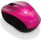 Verbatim 49043 Go Nano Souris sans fil rose vif