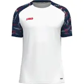 Jako T-shirt Sonic blanc/marine/rouge S