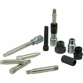 JBM Alternator Pulley Removal Set 30 Pieces Argenté