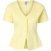 Pieces Cardigan 'PCGunhild' jaune pastel