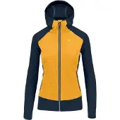 Karpos Veste en cuir jaune, taille S, femme