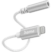 Hama Adaptateur audio Lightning vers 3,5 mm blanc