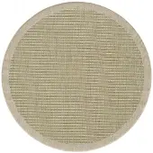 Ayyildiz Teppiche Teppich d'extérieur GIZA Grün 160 x 160 cm Rund