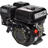 Shumee Moteur à essence 6,5 CV 4,8 kW, noir