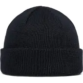Buff Knitted Beanie Noir