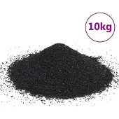 vidaXL Sable pour aquarium 10 kg Noir 0,2-2 mm