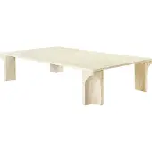 Gubi Doric Table Basse Rectangular 140x80 cm