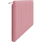 vidaXL Coussin de tête de lit "Hanko" rose 180 cm velours