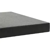 vidaXL Pied de parasol Granit 28,5 kg Carré Noir