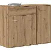 vidaXL Sideboard Chêne Artisan 88x30x70 cm Bois composite