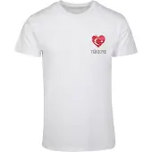 Mc Clothes T-Shirt 'Football - Turkey' rouge / noir / blanc