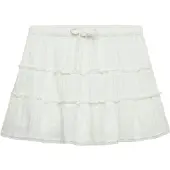 Superdry Cheesecloth Tiered Mini Skirt Blanc XL Femme