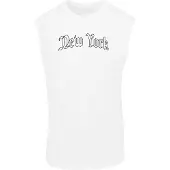 Mister tee T-Shirt 'New York' noir / blanc