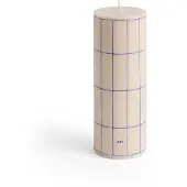 HAY Column Bougie Off-white with Blue Grid Check | Medium