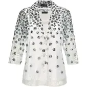 Goldner Chemisier gris / noir / blanc