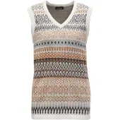 Goldner Pull-over beige / marron / gris / blanc