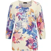 Goldner Pull-over mélange de couleurs / blanc