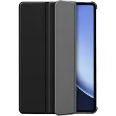 Just in Case Smart PU-Leder Book Hülle Schwarz OnePlus Pad 3 (Nubia Pad 3D), Étui pour tablette, Noir
