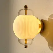 Design By Us Applique Murale , Shahin, dimmable, Salon / séjour, Verre, Design