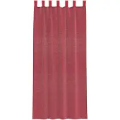 vidaXL Voile Rideaux avec poches pour tringles 2 pcs. Bordeaux