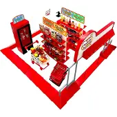 Mini World Playset Supermarket Enfants