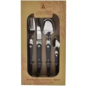 Laguiole Ménagère Laguiole Carbone 16 Pièces