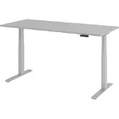 Hjh OFFICE PRO XDKB 19 S | 180x80 | réglable en hauteur électriquement - Gris
