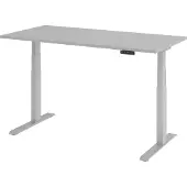 Hjh OFFICE PRO XDKB 16 S | 160x80 | réglable en hauteur électriquement - Gris