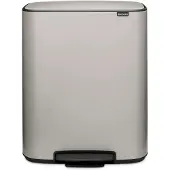 Brabantia Poubelle Bo, Poubelle, Gris