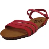 Plakton Sandales à lanières 'Fran Alou' rouge foncé
