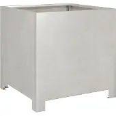 vidaXL Jardinière 40x40x40 cm acier inoxydable