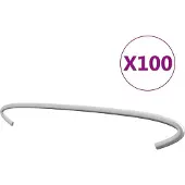 vidaXL Entretoises pour gabions 100 pcs. Acier galvanisé 30 cm