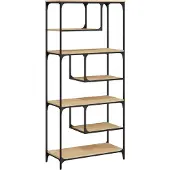 vidaXL Bibliothèque chêne sonoma 81x36x176 cm bois d'ingénierie