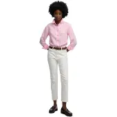 Superdry pour femme. W4010587A Premium Slim Shirt pink (XS), Casuel, Rose, Lin, Manche longue