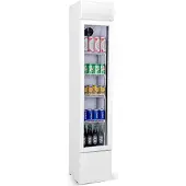 CombiSteel Réfrigérateur à boissons Slim - 105 litres, 1 porte vitrée, éclairage LED