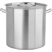 YATO Grande casserole avec couvercle, 71 l, en acier inoxydable, 45 x 45 cm