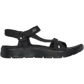 SKECHERS Go Walk Flex Sandal - Sublime Sandalen Plat - Zwart - Maat 39