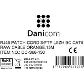 Dsit CAT 6 Câble réseau LSOH