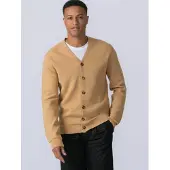 TeeShoppen Vestes en maille ' Cardigan ' sable