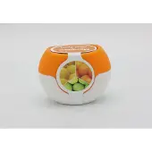 Microplane Flexi Citrustool m/opsamling orange, Râpe, Orange