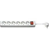Pro Wentronic NK 600S-150 CS, 1,5 m, Braun, 6x CEE 7/4