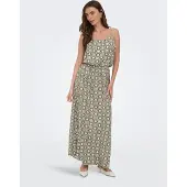 ONLY Robe d’été 'ONLWinner' olive / vert pastel / blanc