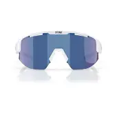 Bliz Sonnenbrille Matrix Small matt white smoke&blue mirror