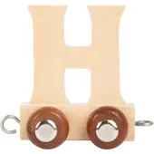Small Foot - Train de lettres en bois H - Lot de 12 - Jouet