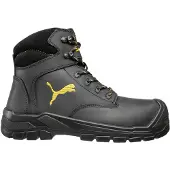 Puma Borneo Black Mid S3 CI HI HRO SRC Chaussures de sécurité, Taille:46 EU
