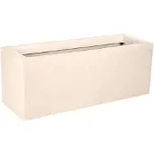 Eda Balconnière Rectangulaire Volcania Up Effet Pierre 25 L - Beige Calcaire-