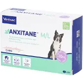 Virbac ANXITANE pour chien - 2 x M/L : 2 x 30 comprimés